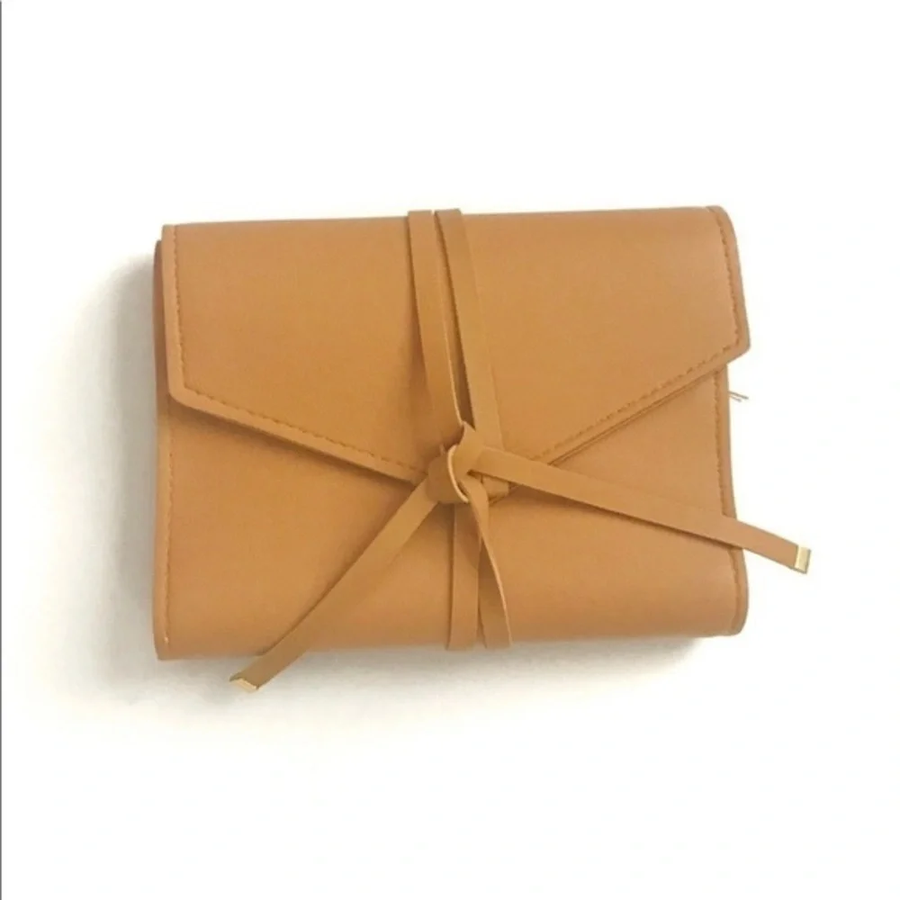 Glass Ladder And Co Light Brown Tan Portfolio Case Wallet